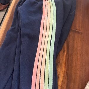 Aviator Nation Sweatpants
Blue w stripes
Good condition
So soft